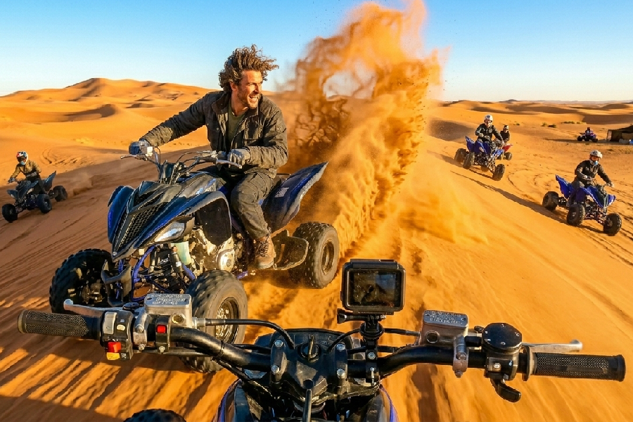 Adrenaline on Sand: Merzouga Dunes Through Quad Biking