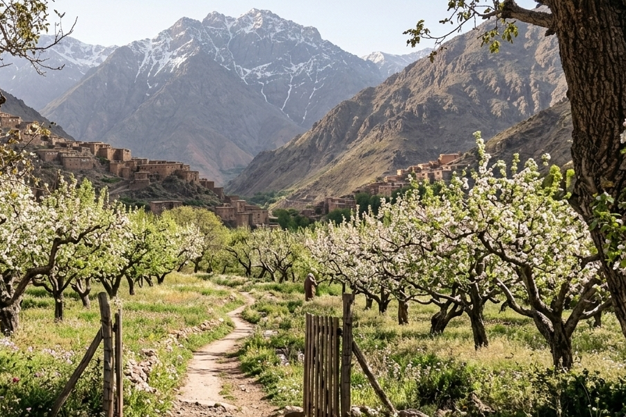 Hiking in morocco atlas mountains features seven amazing trails