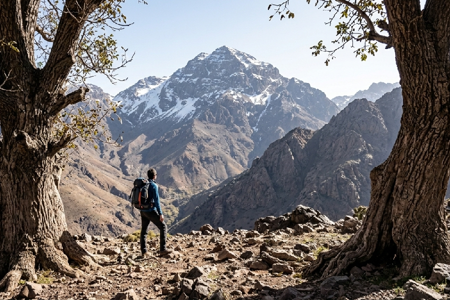 The best routes for hiking in morocco Atlas Mountains