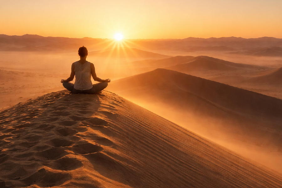 In the Heart of the Dunes: Yoga and Meditation Retreats